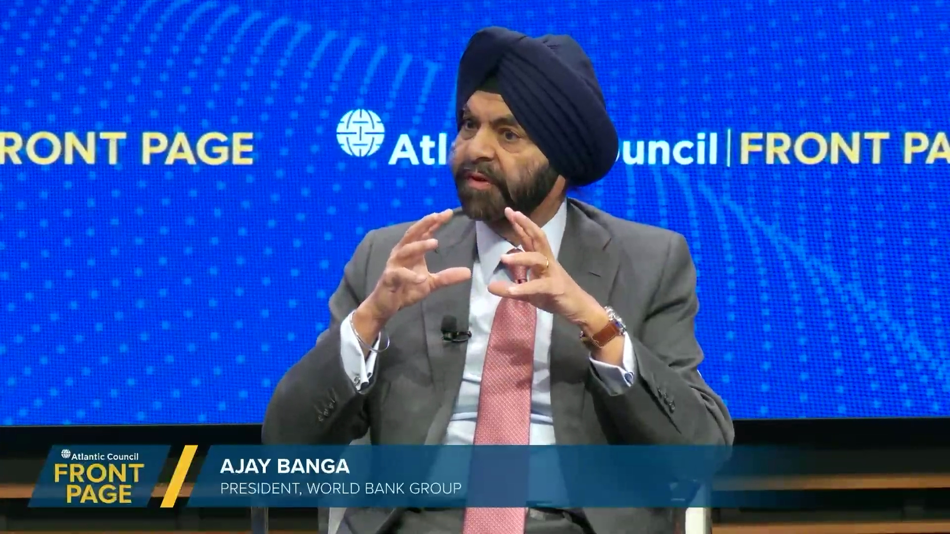 Ajay Banga President World Bank Group
